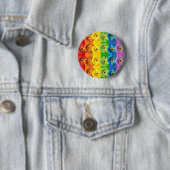 Rainbow Daisies Button (Beispiel)