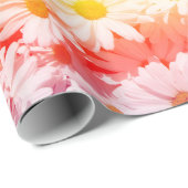 Rainbow Daisies Geschenkpapier (Rolleneckpunkt)