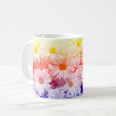 Rainbow Daisies Kaffeetasse (Vorderseite Links)