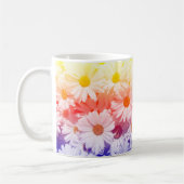 Rainbow Daisies Kaffeetasse (Links)