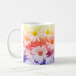 Rainbow Daisies Kaffeetasse