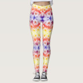 Rainbow Daisies Leggings (Vorderseite)