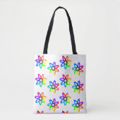 Rainbow Daisies Tasche (Vorderseite)