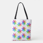 Rainbow Daisies Tasche (Rückseite)