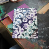 Rainbow Daisy Blume Muster Frühjahr Postkarte