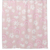 Rainbow Daisy Dream #1 #dreamy #wall #art Duschvorhang (Vorderseite)