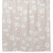 Rainbow Daisy Dream #3 #dreamy #wall #art Duschvorhang (Vorderseite)