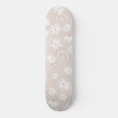 Rainbow Daisy Dream #3 #dreamy #wall #art Skateboard (Vorderseite)