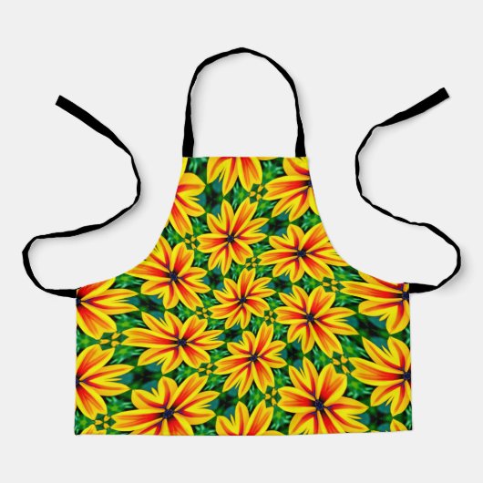 Rainbow Daisy Pattern Schürze (Vorderseite)