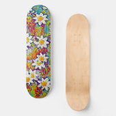 Rainbow Daisy Skateboard (Vorderseite)