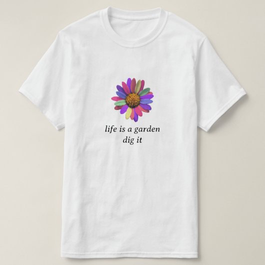 Rainbow Daisy T - Shirt (Design vorne)