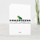 Rainbow Dalmatian Karte (Rückseite)