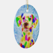 Rainbow Dalmatiner Keramik Ornament (Rechts)