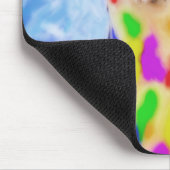 Rainbow Dalmatiner Mousepad (Ecke)