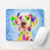 Rainbow Dalmatiner Mousepad (Mit Mouse)