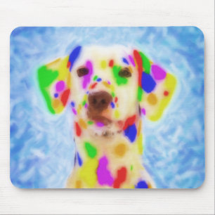 Rainbow Dalmatiner Mousepad