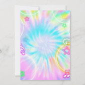 Rainbow Dance Birthday Einladung (Rückseite)