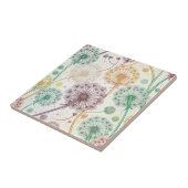 Rainbow Dandelion Breeze - Whimsisches Floral Fliese (Seite)
