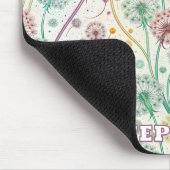 Rainbow Dandelion Breeze - Whimsisches Floral Mousepad (Ecke)
