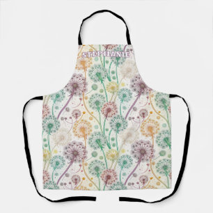 Rainbow Dandelion Breeze - Whimsisches Floral Schürze