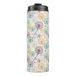 Rainbow Dandelion Breeze - Whimsisches Floral Thermosbecher