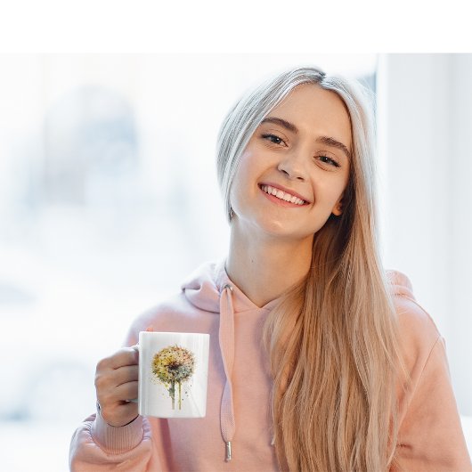 Rainbow Dandelion Kaffeetasse