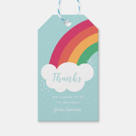Rainbow danke Kindergeburtstag favorit tag Geschenkanhänger