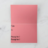 Rainbow Dankeschön Karte (Innenseite)