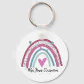 Rainbow Dankeschön Lehrer Geschenk Schlüsselanhänger (Vorderseite)