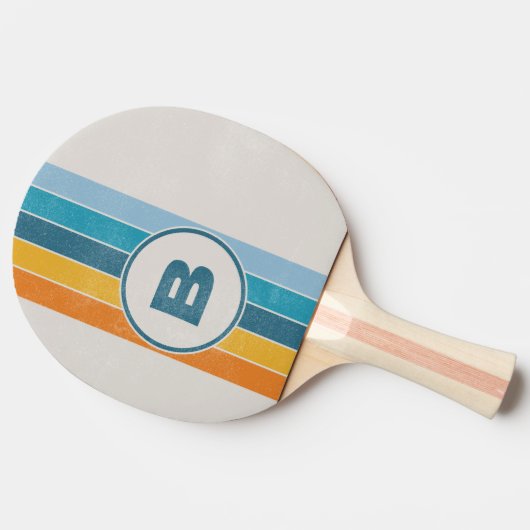 Rainbow Dark mit anfänglich gestörtem Retro-Regenb Tischtennis Schläger