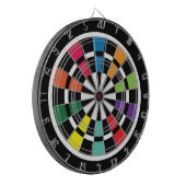 Rainbow Dartboard Dartscheibe (Vorderseite Links)