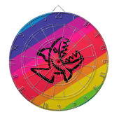 Rainbow Dartscheibe (vorne)