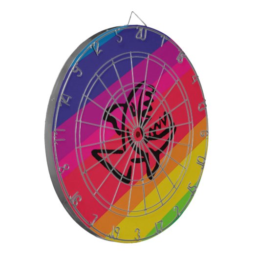 Rainbow Dartscheibe (Vorderseite Links)