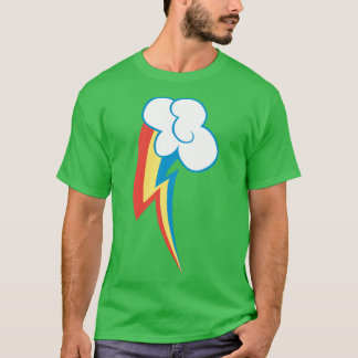 Rainbow Dash Cutie Mark Mädchen Mädchen T-Shirt