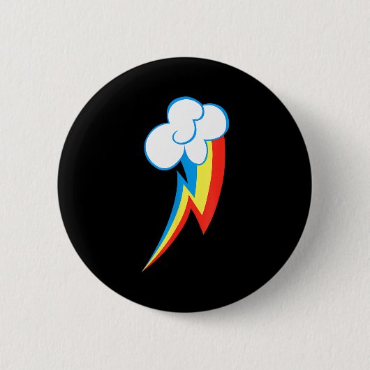 Rainbow Dash Cuties Mark Button (Vorderseite)