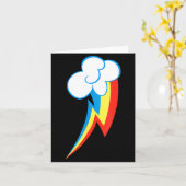 Rainbow Dash Cuties Mark Karte (Gelbe Blume)