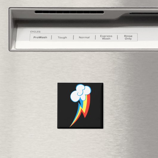 Rainbow Dash Cuties Mark Magnet (In Situ (Geschirrspüler))