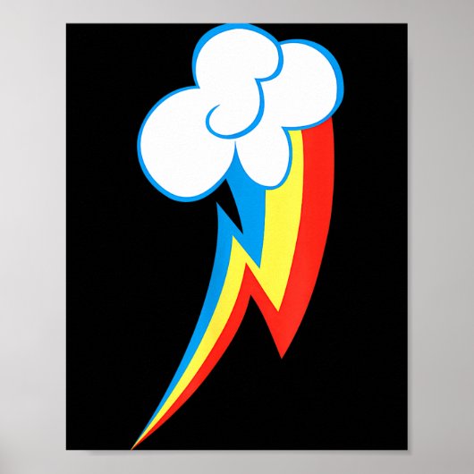 Rainbow Dash Cuties Mark Poster (Vorne)