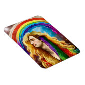 Rainbow Deity Man of All Liebe Fantasy Art Magnet (Rechte Seite)