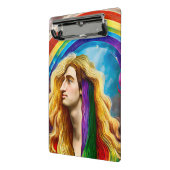 Rainbow Deity Man of All Liebe Fantasy Art Mini Klemmbrett (Gewinkelt2)