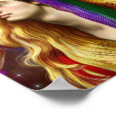 Rainbow Deity Man of All Liebe Fantasy Art Poster (Ecke)