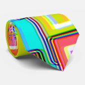 Rainbow Deko Zuhause Living Abstrakt Krawatte (Gerollt)