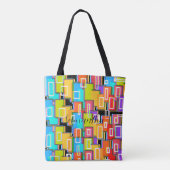 Rainbow Deko Zuhause Living Abstrakt Tasche (Rückseite)