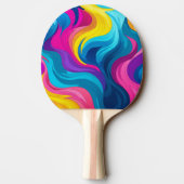 Rainbow Delight Tischtennis Schläger (Rückseite)