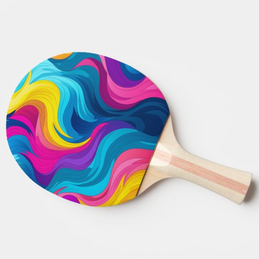 Rainbow Delight Tischtennis Schläger (Seitenansicht)