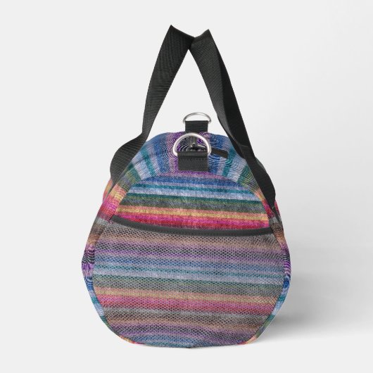 Rainbow Denim Pattern Duffle Bag (Rechts)