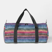Rainbow Denim Pattern Duffle Bag (Rückseite)
