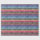 Rainbow Denim Pattern Geschenkpapier (Flach)