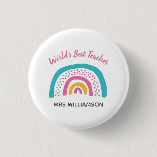 Rainbow: Der beste Lehrer der Welt Button