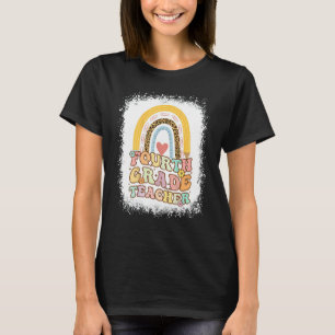 Rainbow der vierten Klasse brach Retro zurück in d T-Shirt